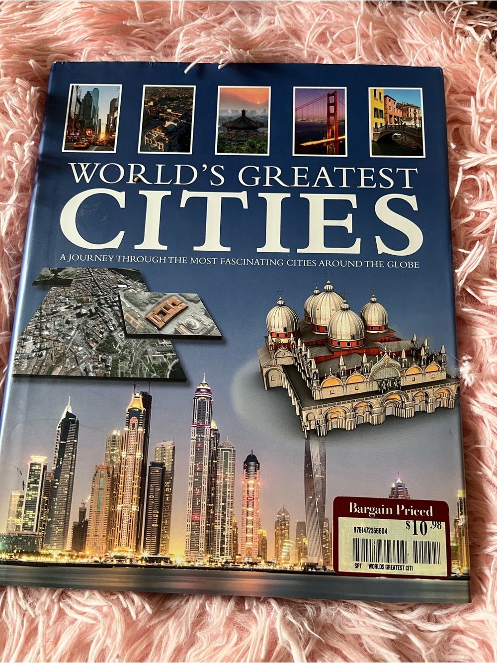 World's Greatest Cities Hardcover Book - Blue Cover